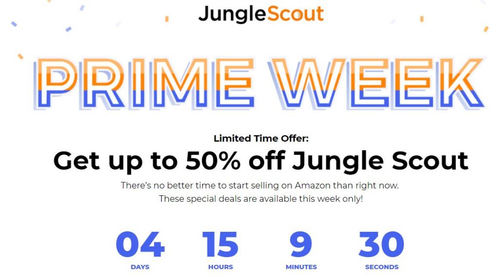 Jungle Scout Prime Day限时五折注册，错过再等一年！！！！