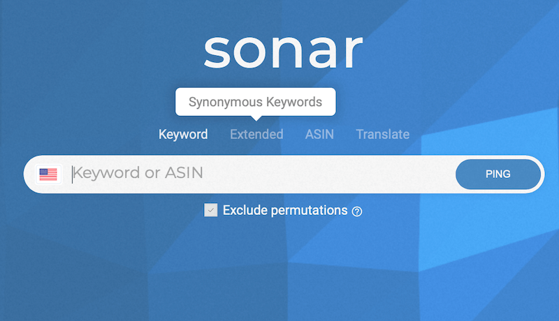 Sonar关键词工具：亚马逊关键词免费查询工具