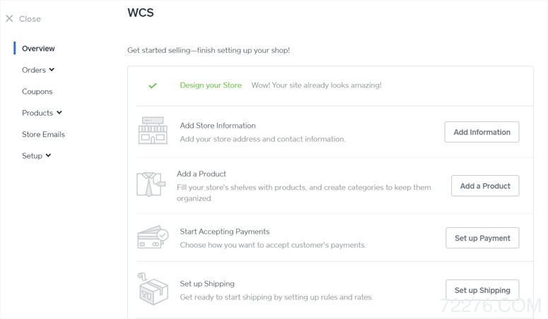 weebly-store-options