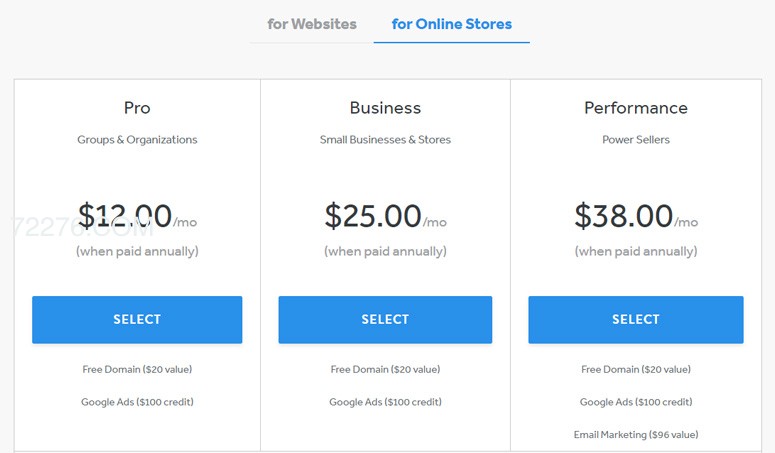 weebly-pricing-online-store