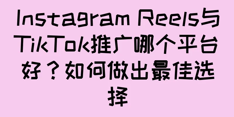 Instagram Reels与TikTok推广哪个平台好？如何做出最佳选择