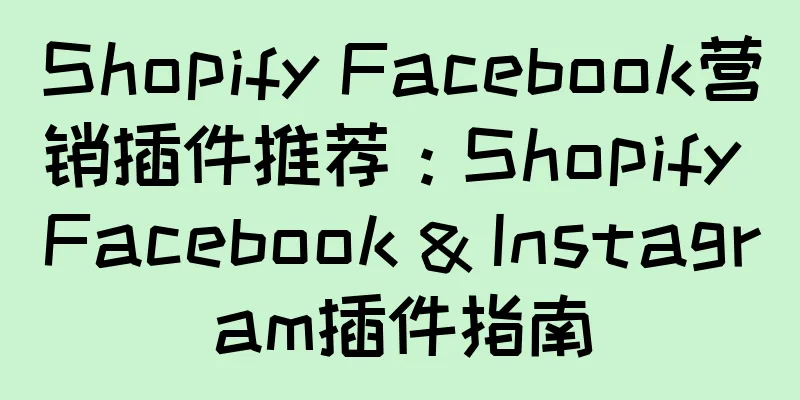 Shopify Facebook营销插件推荐：Shopify Facebook & Instagram插件指南