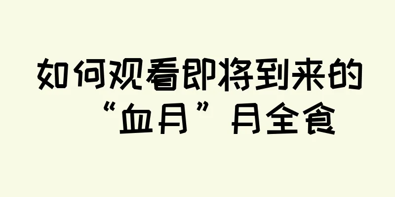 如何观看即将到来的“血月”月全食