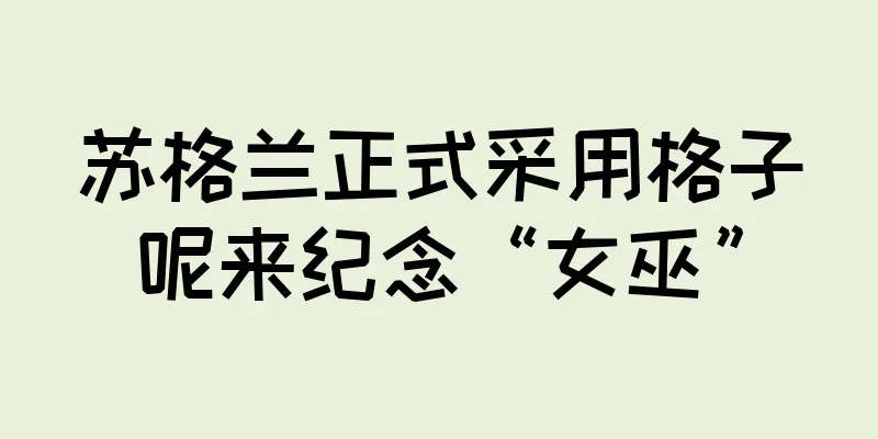 苏格兰正式采用格子呢来纪念“女巫”