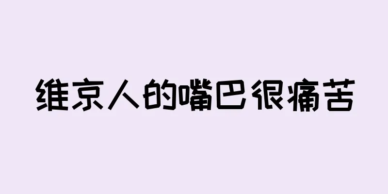 维京人的嘴巴很痛苦