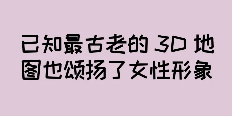 已知最古老的 3D 地图也颂扬了女性形象