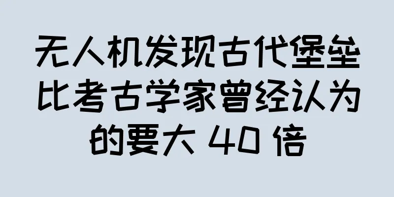 无人机发现古代堡垒比考古学家曾经认为的要大 40 倍