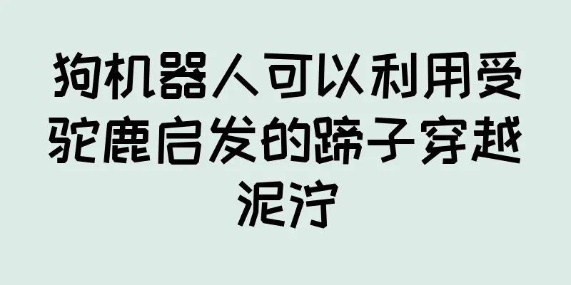 狗机器人可以利用受驼鹿启发的蹄子穿越泥泞
