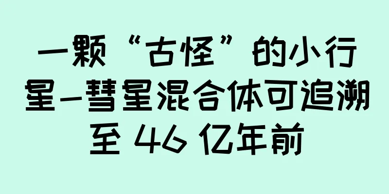 一颗“古怪”的小行星-彗星混合体可追溯至 46 亿年前
