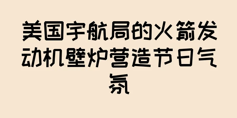 美国宇航局的火箭发动机壁炉营造节日气氛