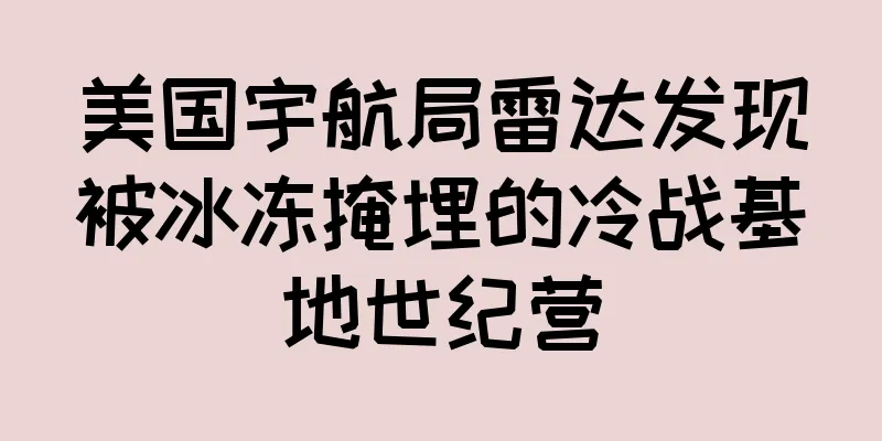 美国宇航局雷达发现被冰冻掩埋的冷战基地世纪营