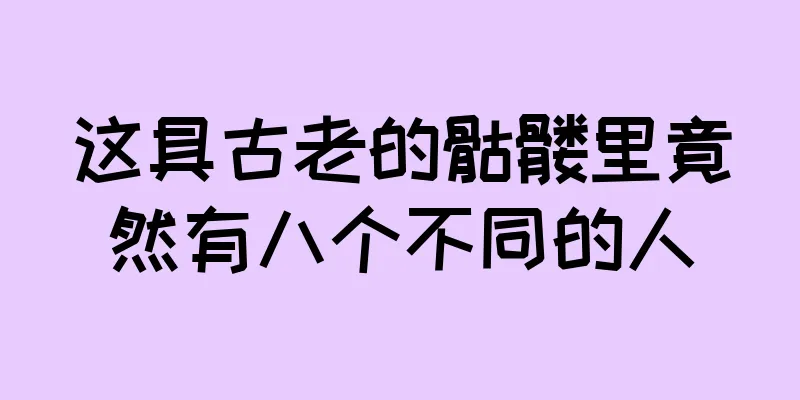 这具古老的骷髅里竟然有八个不同的人