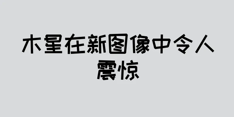 木星在新图像中令人震惊