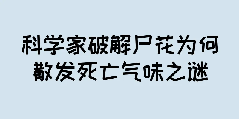 科学家破解尸花为何散发死亡气味之谜