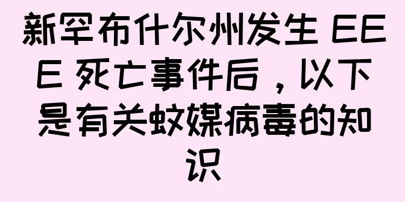 新罕布什尔州发生 EEE 死亡事件后，以下是有关蚊媒病毒的知识