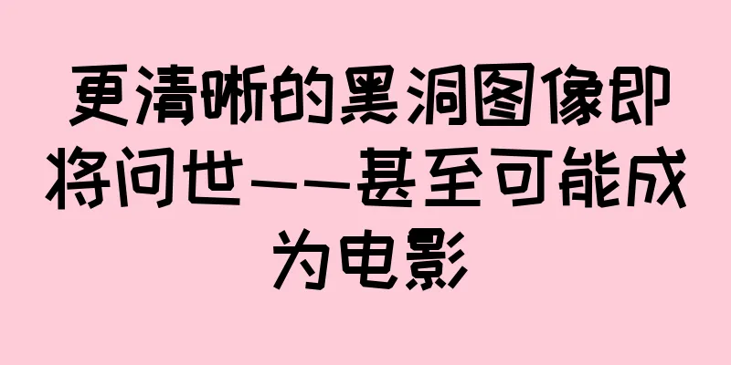 更清晰的黑洞图像即将问世——甚至可能成为电影