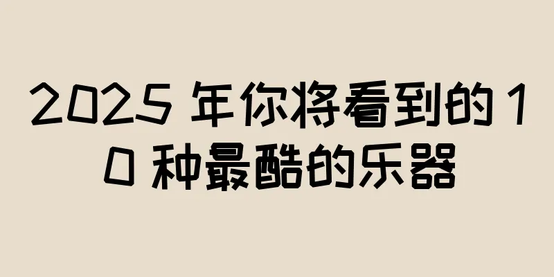 2025 年你将看到的 10 种最酷的乐器