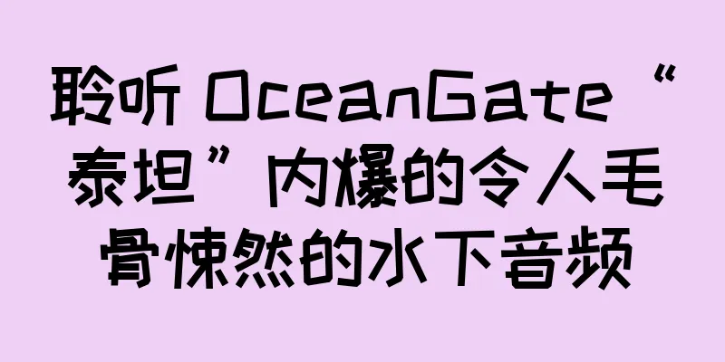 聆听 OceanGate“泰坦”内爆的令人毛骨悚然的水下音频