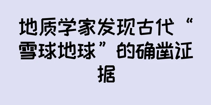 地质学家发现古代“雪球地球”的确凿证据