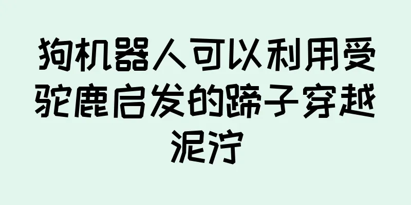 狗机器人可以利用受驼鹿启发的蹄子穿越泥泞