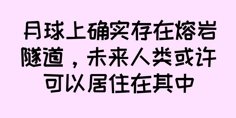 月球上确实存在熔岩隧道，未来人类或许可以居住在其中