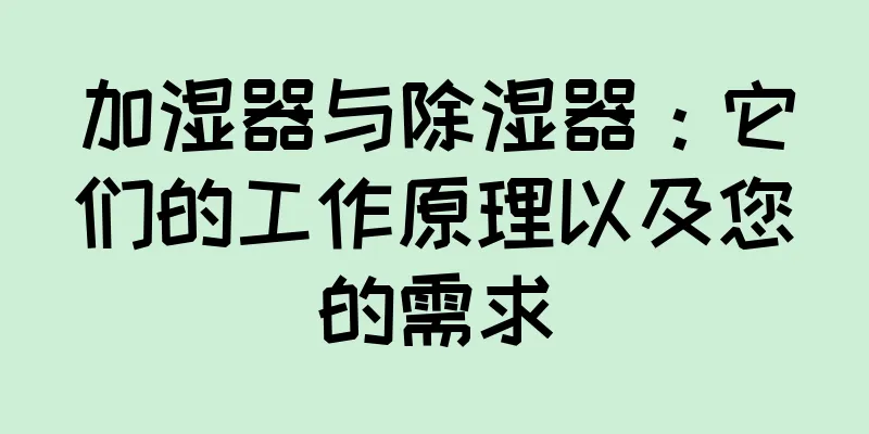 加湿器与除湿器：它们的工作原理以及您的需求