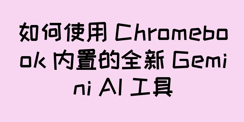 如何使用 Chromebook 内置的全新 Gemini AI 工具