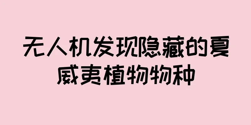 无人机发现隐藏的夏威夷植物物种