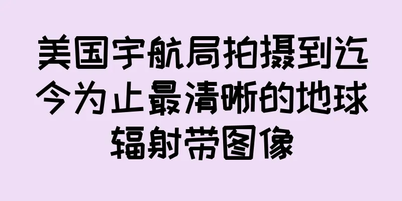 美国宇航局拍摄到迄今为止最清晰的地球辐射带图像