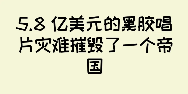 5.8 亿美元的黑胶唱片灾难摧毁了一个帝国