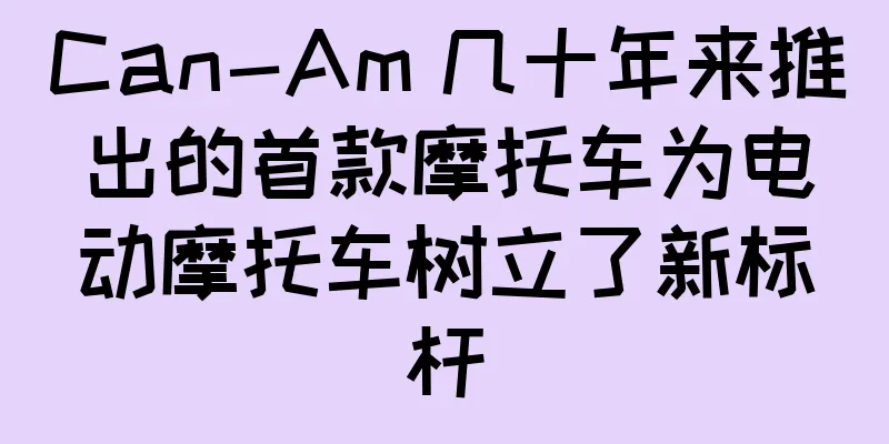 Can-Am 几十年来推出的首款摩托车为电动摩托车树立了新标杆