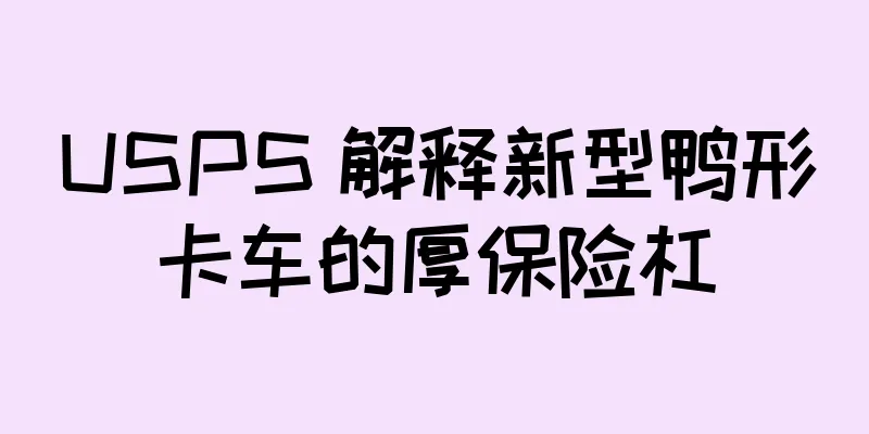 USPS 解释新型鸭形卡车的厚保险杠