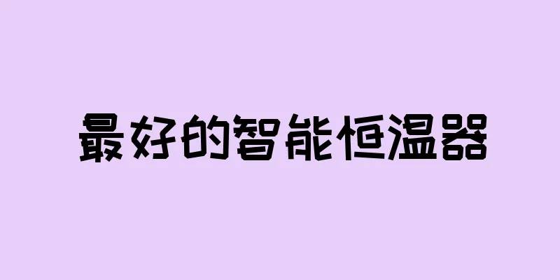 最好的智能恒温器
