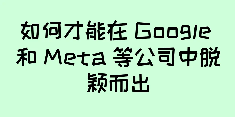 如何才能在 Google 和 Meta 等公司中脱颖而出