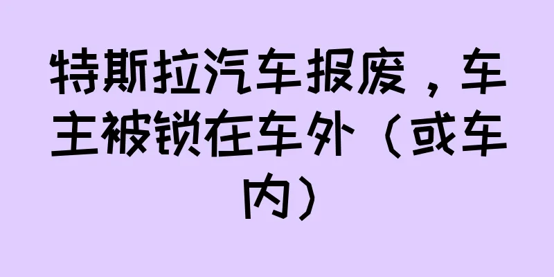 特斯拉汽车报废，车主被锁在车外（或车内）