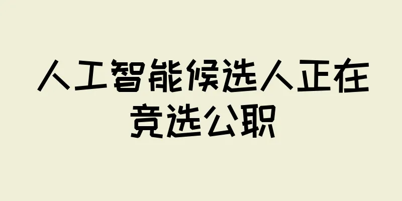人工智能候选人正在竞选公职