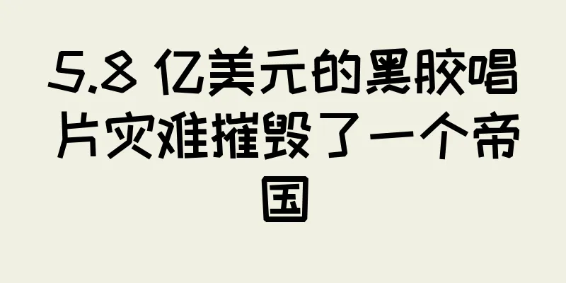 5.8 亿美元的黑胶唱片灾难摧毁了一个帝国
