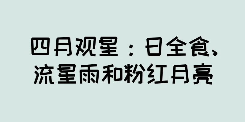 四月观星：日全食、流星雨和粉红月亮