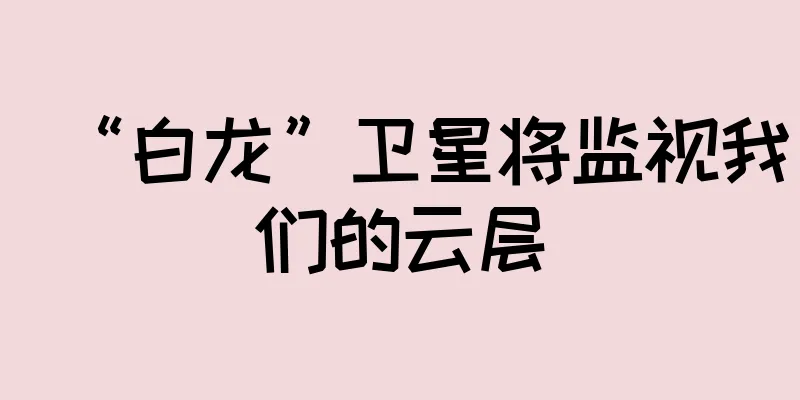 “白龙”卫星将监视我们的云层