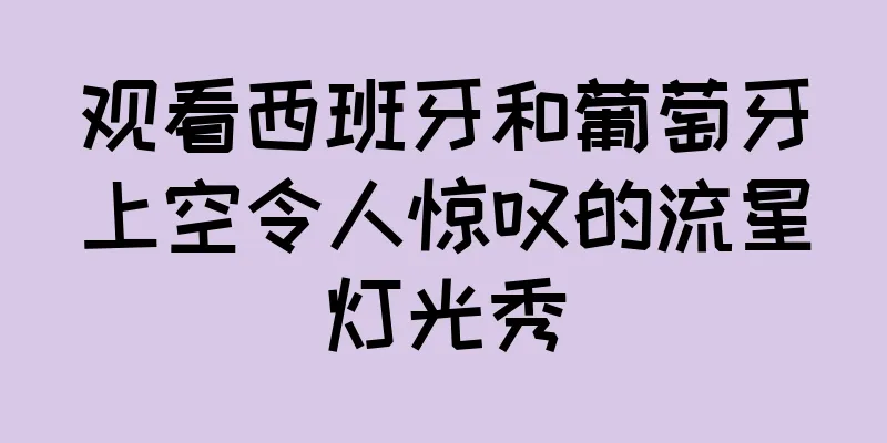 观看西班牙和葡萄牙上空令人惊叹的流星灯光秀