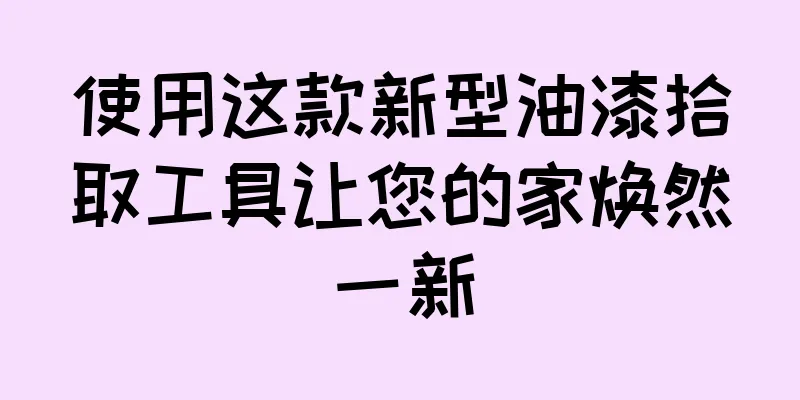 使用这款新型油漆拾取工具让您的家焕然一新