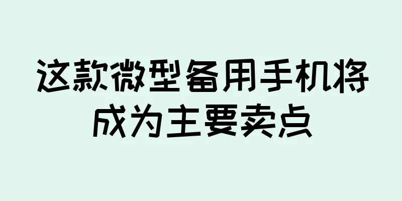 这款微型备用手机将成为主要卖点