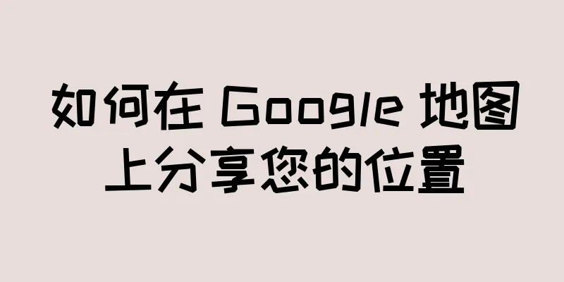 如何在 Google 地图上分享您的位置