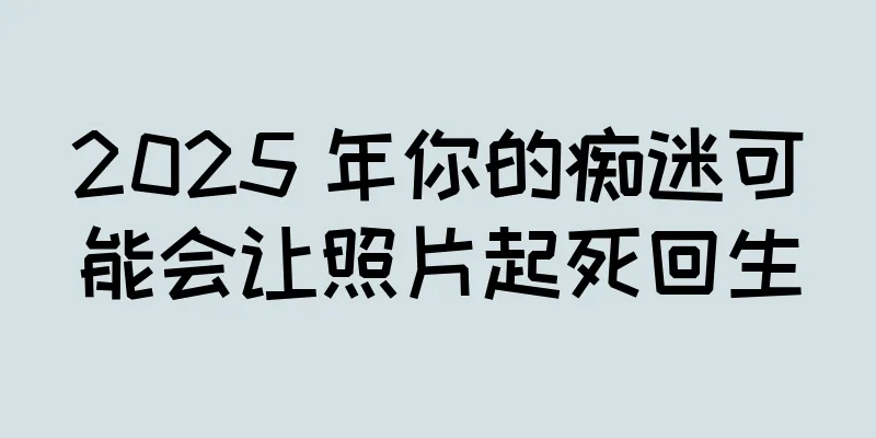 2025 年你的痴迷可能会让照片起死回生