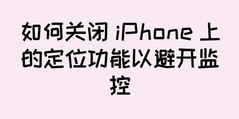 如何关闭 iPhone 上的定位功能以避开监控