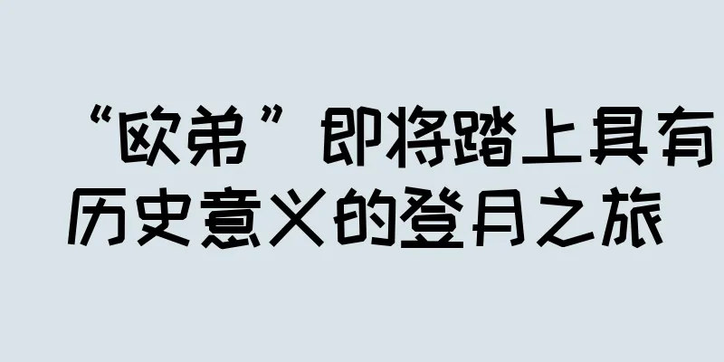“欧弟”即将踏上具有历史意义的登月之旅