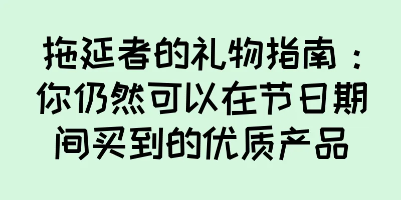 拖延者的礼物指南：你仍然可以在节日期间买到的优质产品