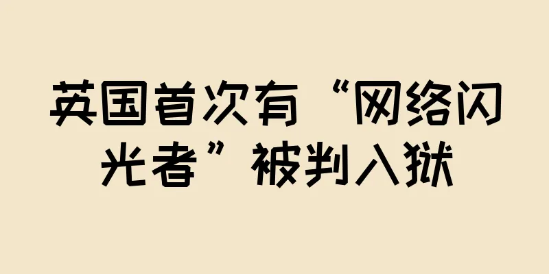 英国首次有“网络闪光者”被判入狱