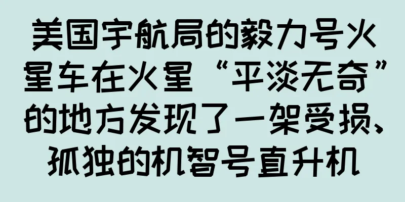 美国宇航局的毅力号火星车在火星“平淡无奇”的地方发现了一架受损、孤独的机智号直升机