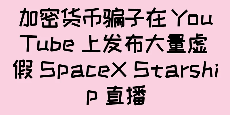 加密货币骗子在 YouTube 上发布大量虚假 SpaceX Starship 直播